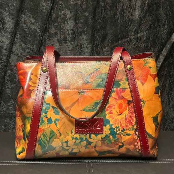 Patricia Nash Handbags - Patricia Nash Chantilly Tote Multicolor and Oxblood with Dustbag